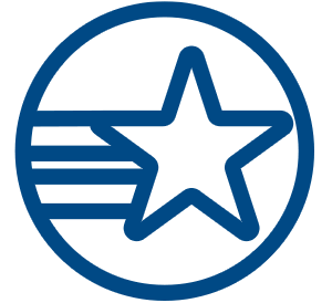 AUSCHITZKY Logo Expert bleu pictogramme